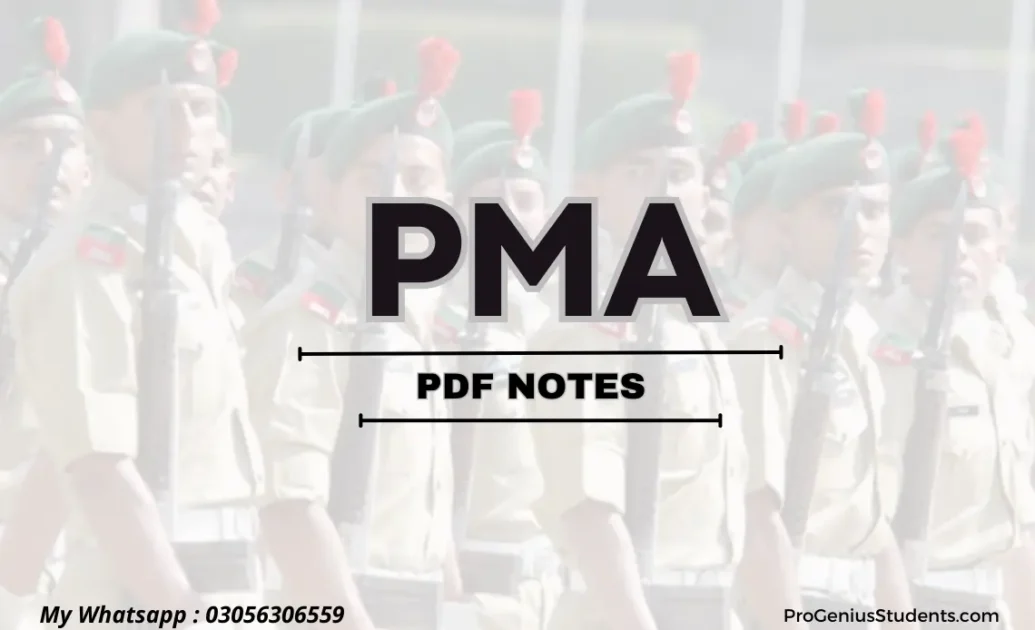 PMA PDF Notes 4 Pro Genius Students