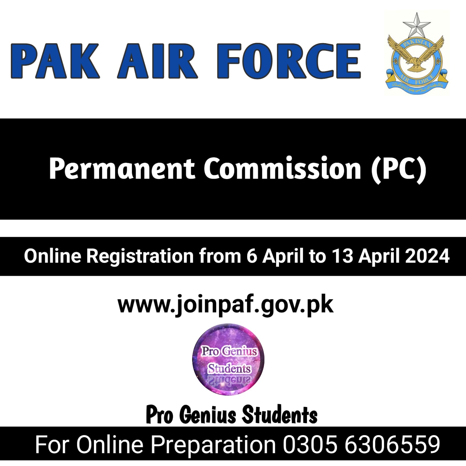 PAF JOBS 2024