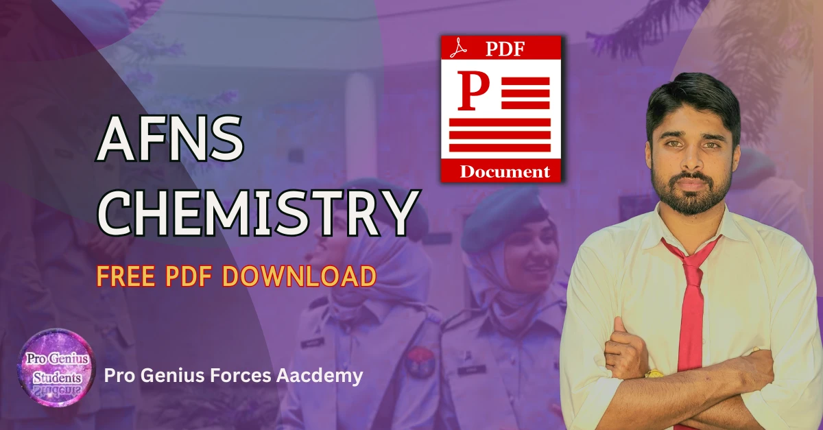 Chemistry MCQs – AFNS PDF DOWNLOAD